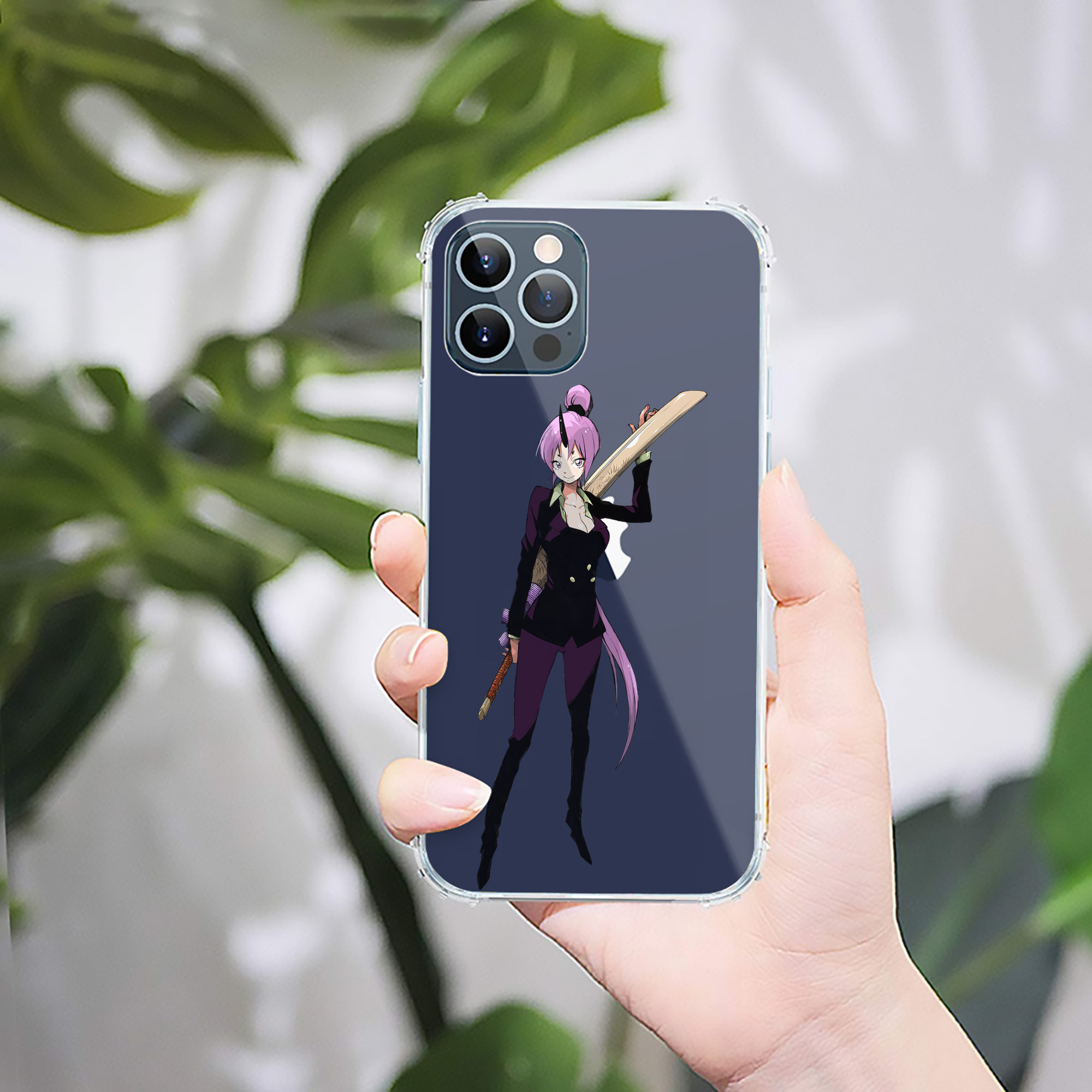 （画像用） 転スラ Regarding Reincarnated to Slime 【iPhone 12シリーズ対応】透明スマホケース（クリアソフトケース）